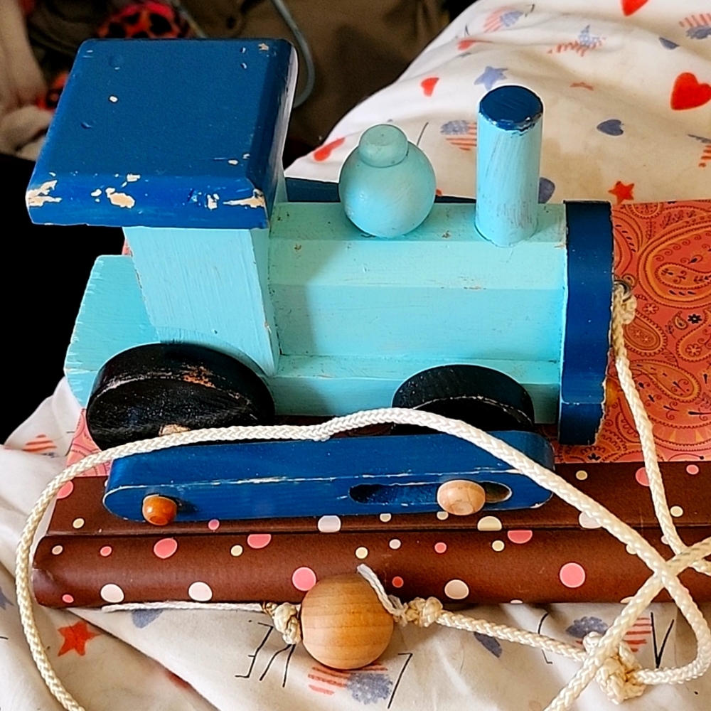 Vintage Lester Kemmerer hand crafted pull toy